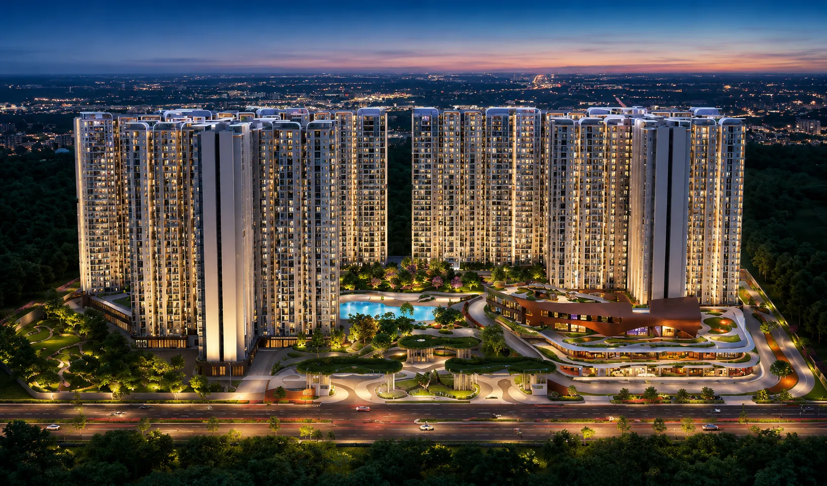 Purva Northern Lights – Premium 2, 3 & 4 BHK Luxury Apartments At KIADB Aerospace Park, North Bengaluru - Image 2